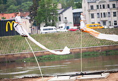 M. K. Čiurlionio koncertų centro statybvietėje įkasta simbolinė kapsulė