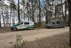 Varėnoje nukrito dronas