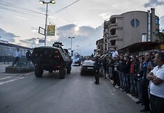 Kumanovo miestas po pasibaigusios operacijos prie&scaron; numanomą ginkluotą albanų grupuotę
