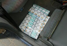 Lazdijuose sulaikyta cigarečių kontrabanda