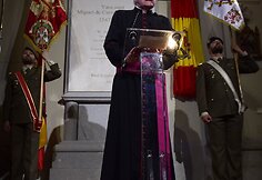 Rašytojo Miguelio de Cervanteso laidotuvės 400 metų po jo mirties