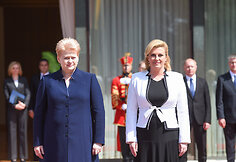 Prezidentė susitinka su naująja Kroatijos Prezidente Kolinda Grabar-Kitarovič
