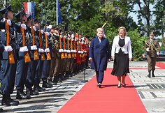 Prezidentė susitinka su naująja Kroatijos Prezidente Kolinda Grabar-Kitarovič