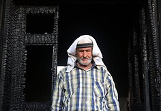 Izraeliečių naujakurių sukeltas gaisras Palestinoje