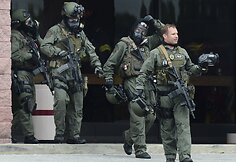 Na&scaron;vilio kino teatre policija nukovė kirviu ginkluotą užpuoliką