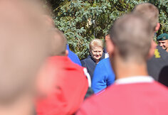 Prezidentė sveikina pirmuosius privalomąją karo tarnybą pradėjusius karius