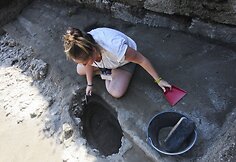 Pompėjoje atliekami archeologiniai kasinėjimai ir jų radiniai