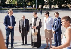 Tarptautinio estafetinio bėgimo „Baltijos kelias“ dalyviai