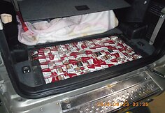 Slėptos kontrabandinės cigaretės