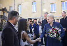 Prezidentė susitinka su pabėgėlių i&scaron; Irako &scaron;eima