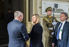 ES užsienio politikos vadovė Federica Mogherini lankosi Lietuvoje