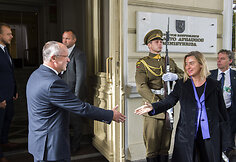 ES užsienio politikos vadovė Federica Mogherini lankosi Lietuvoje