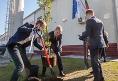 Naujos biokuro katilinės Vilniuje atidarymas