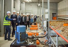 Naujos biokuro katilinės Vilniuje atidarymas