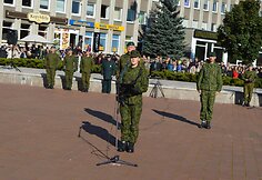 Karių priesaika Tauragėje