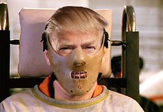 Donaldo Trumpo veidas garsiausiuose siaubo filmų kadruose