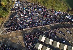 Migrantai Slovėnijoje