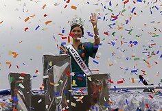 Manila pasitiko &bdquo;Miss visatos&ldquo; nugalėtoją &ndash; Pia Alonzo Wurtzbach
