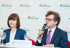 Ingrida Damulienė, „Eurovaistinės“ valdybos pirmininkė ir Prof. Rimantas Stukas