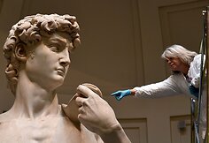Akademijos galerijoje Florencijoje bus valoma garsioji Michelangelo „Dovydo“ skulptūra