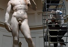 Akademijos galerijoje Florencijoje bus valoma garsioji Michelangelo „Dovydo“ skulptūra