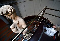 Akademijos galerijoje Florencijoje bus valoma garsioji Michelangelo „Dovydo“ skulptūra