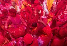 „Holi“ šventė Indijoje
