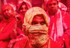 „Holi“ šventė Indijoje
