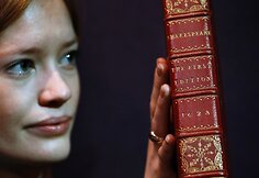 &bdquo;Christie's&ldquo; aukcione bus parduodamas pirmasis Shakespeare'o kūrinių rinkinys