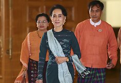 Mianmaro prezidentu išrinktas Aung San Suu Kyi artimas patikėtinis