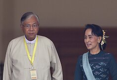 Mianmaro prezidentu išrinktas Aung San Suu Kyi artimas patikėtinis