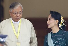Mianmaro prezidentu išrinktas Aung San Suu Kyi artimas patikėtinis