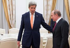 Rusijos prezidento Vladimiro Putino susitikimas su JAV valstybės sekretoriumi Johnu Kerry