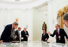 Rusijos prezidento Vladimiro Putino susitikimas su JAV valstybės sekretoriumi Johnu Kerry