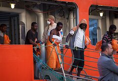 Italiją nuo antradienio pasiekė beveik 6 tūkst. migrantų