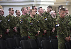 Karių išlydėtuvių ceremonija Šv. Ignoto bažnyčioje