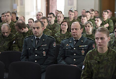 Karių išlydėtuvių ceremonija Šv. Ignoto bažnyčioje