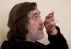 Režisierius Kostas Smoriginas repeticijos metu 2006 gegužė
