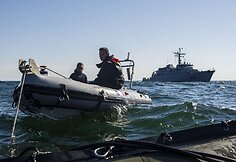 Operacijos „Open Spirit 2016“ metu rastos pirmos jūrinės minos