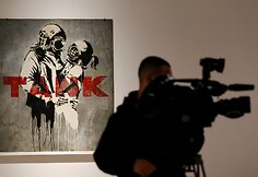 Banksy darbų paroda Italijoje