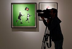 Banksy darbų paroda Italijoje
