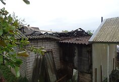 Gaisras Derceklių kaime