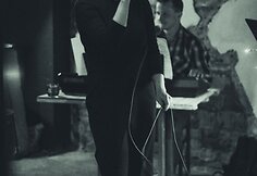 Gintarė Šmigelskytė ir Justas Čeponis. Koncerto „La Vie Boheme“ @ „Que pasa“ akimirka