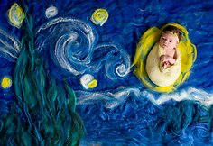 Kūdikius fotografuojanti Lindsay Walden perkelia juos į meno kūrinius
