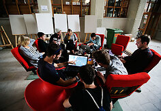 Europos architektūros studentų asamblėjos atidarymas Nidoje