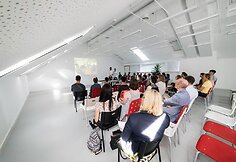Grupė architektūros bei urbanistikos studentų bei jų vadovai pristatė pirmines ilgalaikes urbanistines vizijas bei ekonomines strategijas Neringos ateičiai