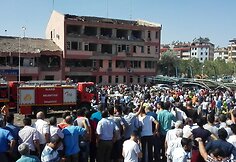 Sprogimas Turkijos Elazigo mieste