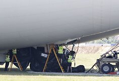 Nukrito didžiausias pasaulyje orlaivis &bdquo;Airlander 10&ldquo;