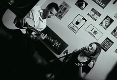 Kristina Radžiukynaitė ir Laurynas Sičiūnas. Koncerto La Vie Boheme @Tesla pub akimirka