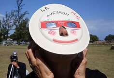 Afrikoje astronomai ir mėgėjai gėrėjosi žiediniu saulės užtemimu